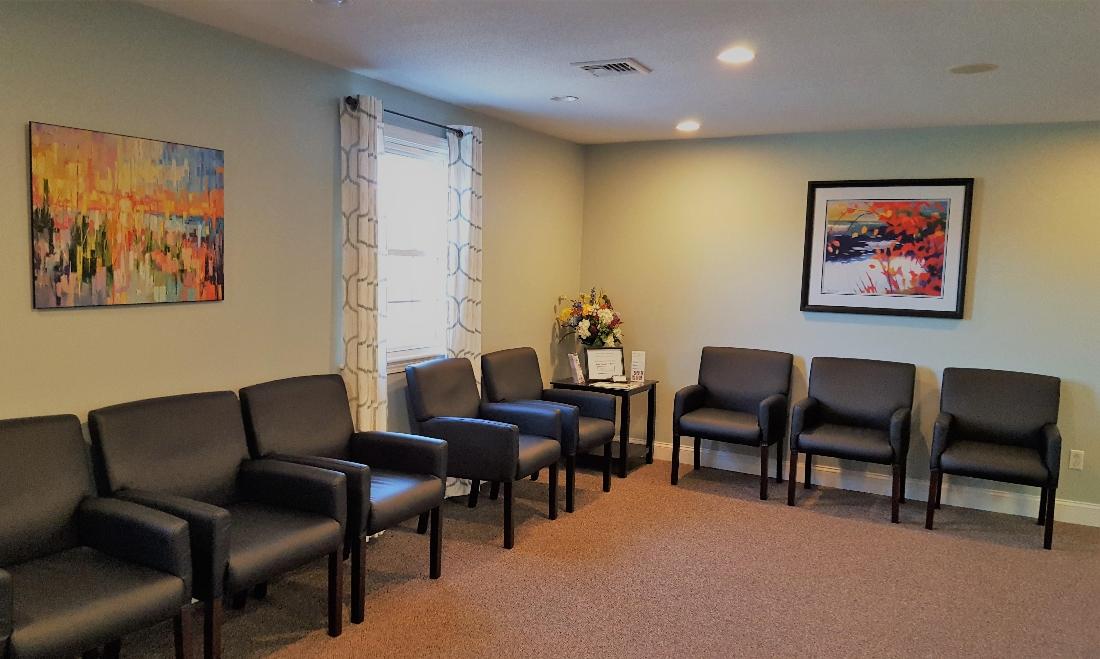 Waiting Room At Norfolk County Dental Care | Norfolk MA