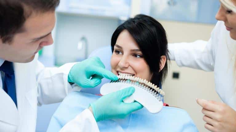 Cosmetic dental services in 02056